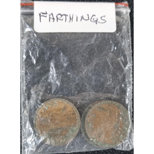 90 - Various GB 20thC coins including decimal, farthings, shillings etc