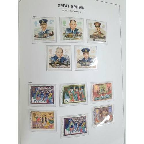 207 - Stanley Gibbons blue GB album containing QE II mint unmounted sets, 1971-1982