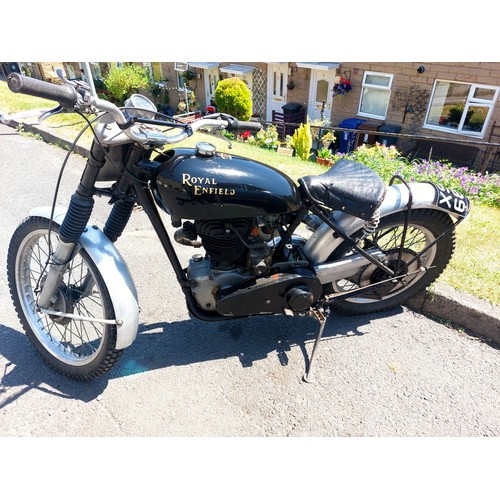 524 - Royal Enfield, 1949, Model 'G' competition trials motorcycle, rigid frame, Historic vehicle, Tax and... 