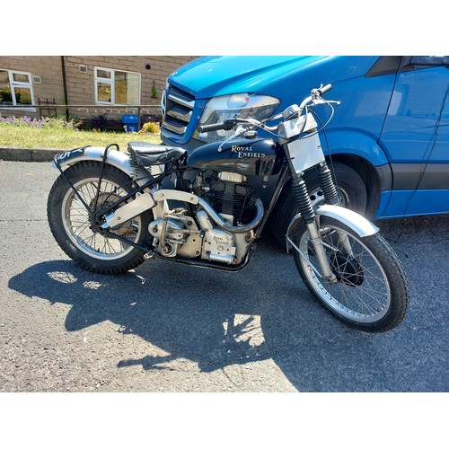 524 - Royal Enfield, 1949, Model 'G' competition trials motorcycle, rigid frame, Historic vehicle, Tax and... 