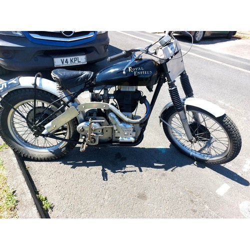 524 - Royal Enfield, 1949, Model 'G' competition trials motorcycle, rigid frame, Historic vehicle, Tax and... 