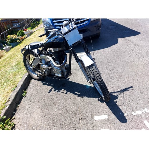 524 - Royal Enfield, 1949, Model 'G' competition trials motorcycle, rigid frame, Historic vehicle, Tax and... 