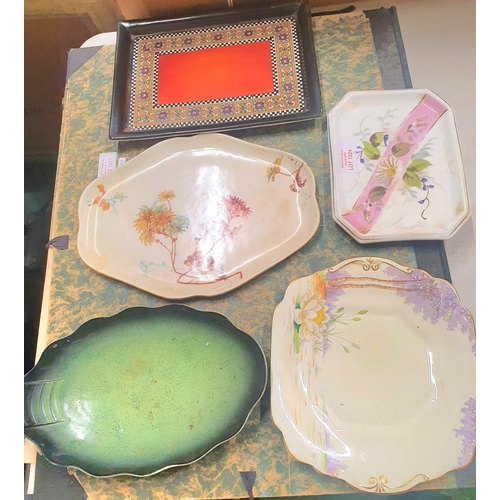 1224 - Collection of good quality early 20thC shallow plates and ceramic trays (Qty)