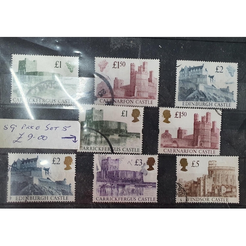 1115 - Collection of hagner sheets containing GB QEII used and mint pre and post decimals (Qty)