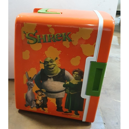 42 - shrek themed mini fridge