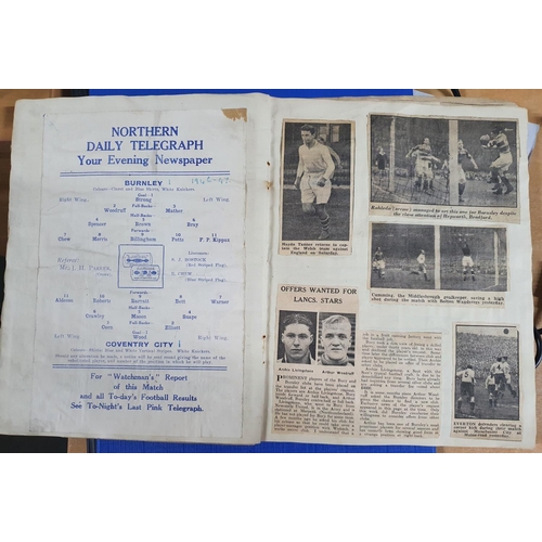 49 - 1947 FA CUP FINAL BURNLEY v CHARLTON ATHLETIC (PIRATE PROGRAMME printed by Victor Printing) together... 