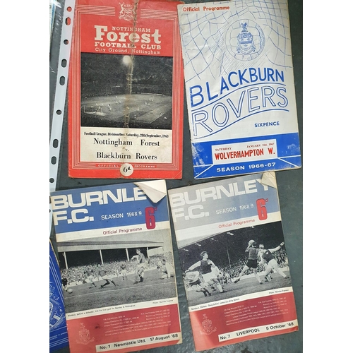 56 - Chelsea V Blackburn 27th Dec 1958 football program together with other 1960s Rovers and Burnley foot... 