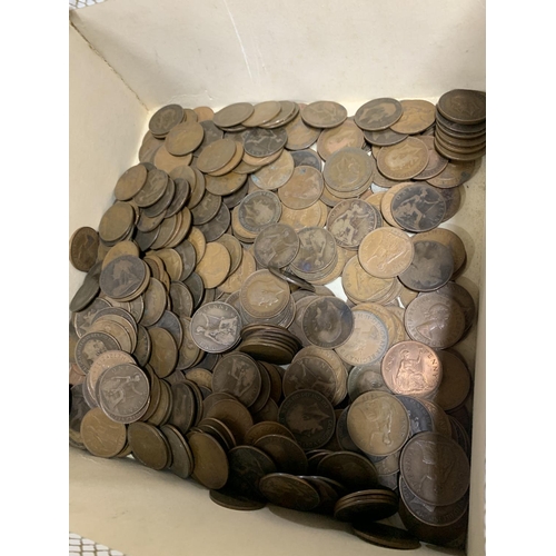 131 - Hugh Collection Of One Penny Coins 

4.4kg