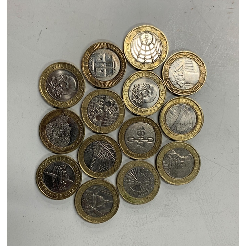 137 - Collection of £2 Coins With Rare Faces (14)