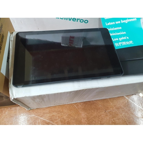 170 - Official Deliveroo start pack, boxed, as new, with Thermal printer, rolls, tablet and stand and the ... 