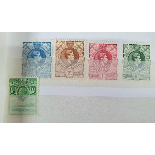 233 - Red stamp album of Commonwealth 20thC MU and UU (Hundreds)