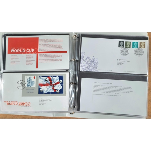 257 - Two albums containing QEII FDC 1989-1992 and 2002-2003 (Qty)