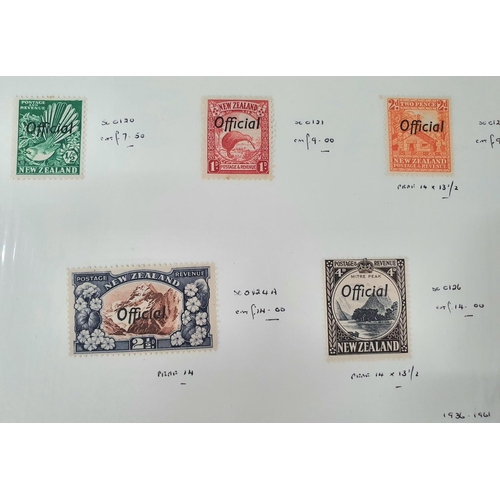 259 - Twelve dealers sheets of 20thC New Zealand MU, MM and UM sets including 1920 Victory MM 1/2d-6d, 1/ ... 