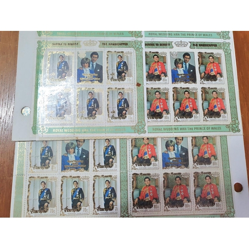 240 - Interesting collection of many complete mint unmounted sheets, mainly Barbuda and Gibraltar together... 