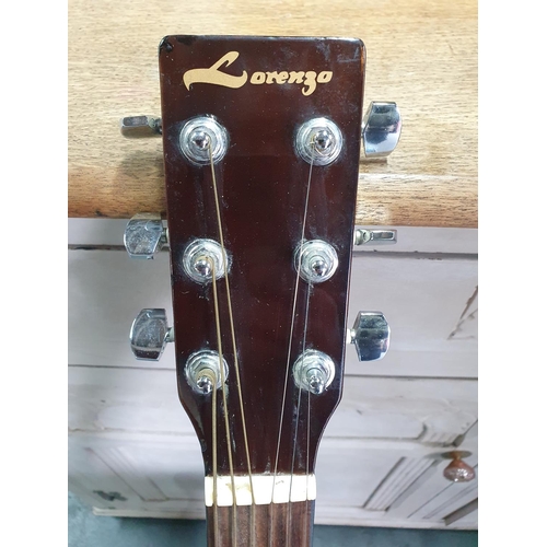 315 - Lorenzo ACOUSTIC Western Guitar JAG-6200-VSB