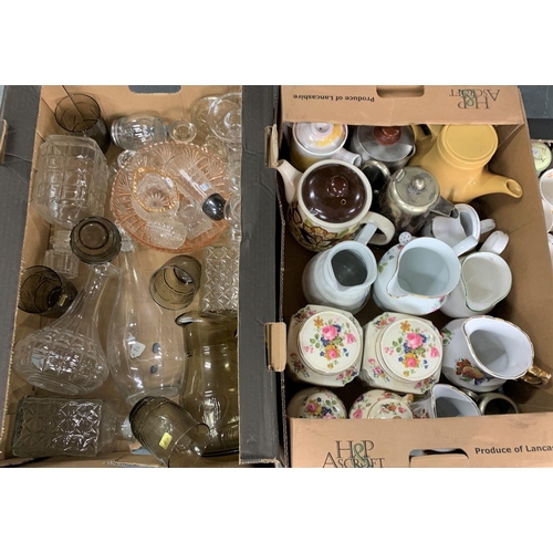 389 - 3 Boxes Of Ceramics And Glass