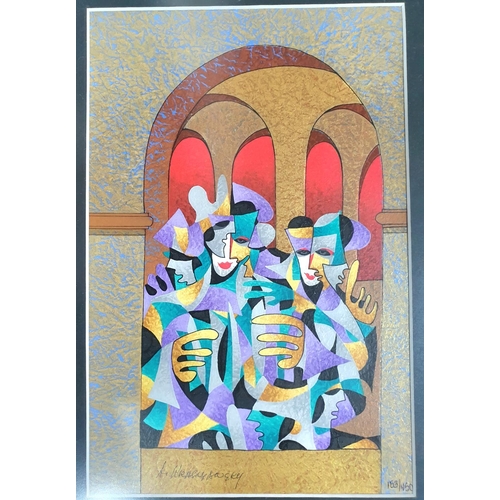 124 - Anatole KRASNYANSKY (1930-2020) Pair of abstract limited edition (of 450) serigraphs (2), both in ma... 