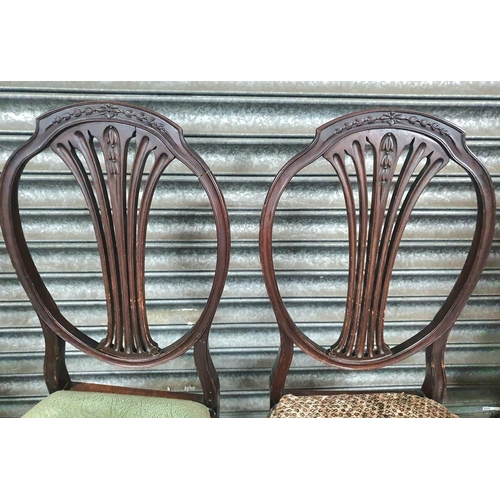 418 - Two fine quality Edwardian chairs (2)