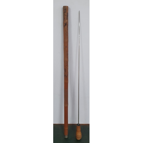 337 - Antique sword stick