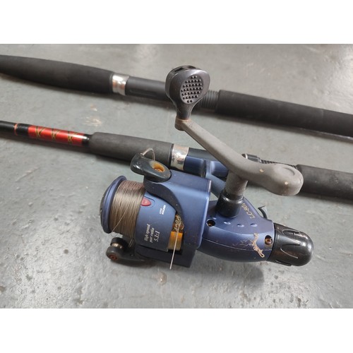 328 - 2 Spinning Rods(1 With Reel)