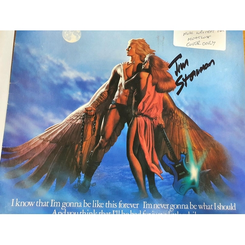 305A - Jim Steinman signed album cover, with accompanying letter which states it was signed by Steinman (Me... 