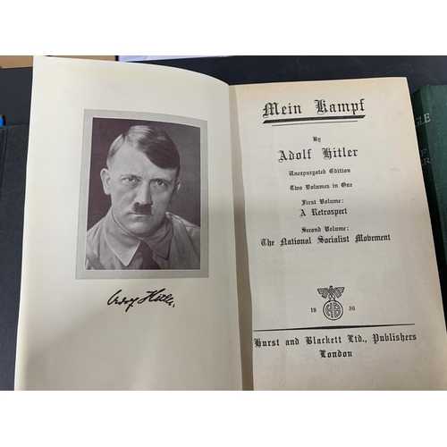 185B - 3 Adolf Hitler Books Including the Medical Casebook Of Hitler