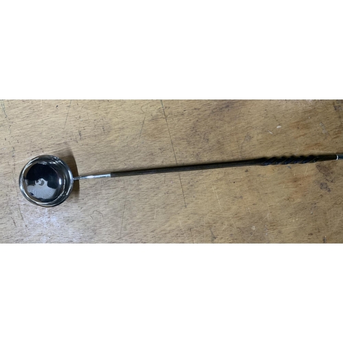 9 - 19thC 800 silver ladle, possibly continental

53.7g