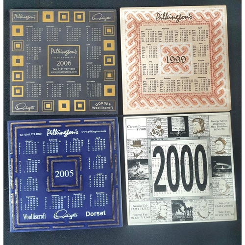 55 - Box of various modern tile calendars (Qty)