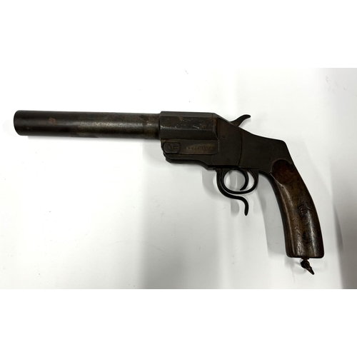79 - 1890's German Flare Gun - Serial Number 389