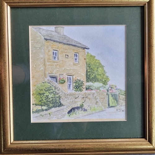 187 - Ten Paddy Woodcock (British 20thC) landscape watercolours, all framed (Qty)