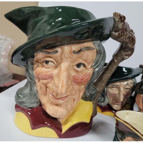 419 - Collection of Royal Doulton character jugs (Qty)