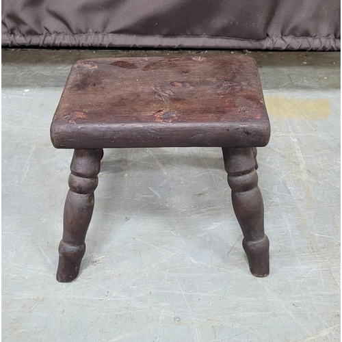 54 - Antique milking stool