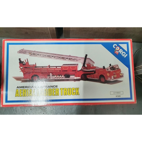 73 - Five Corgi boxed vans including an Ariel Ladder Truck (5)