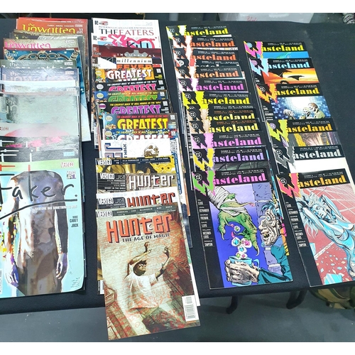 127 - Large quantity of comics to include Faker, Waster and Hunter (Qty)