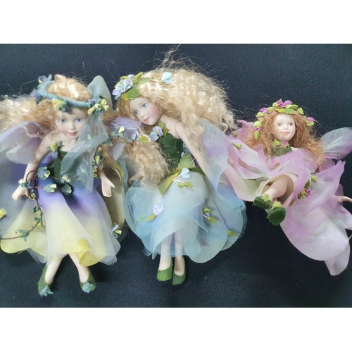 162 - Three Gerber & Teuscher, fairy dolls (3)