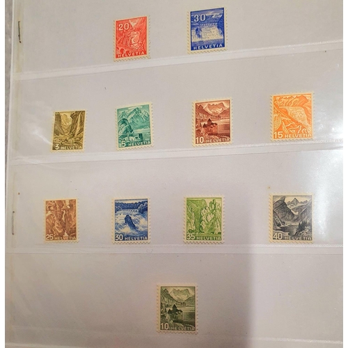 195 - MU and used Switzerland sets and blocks (Qty)