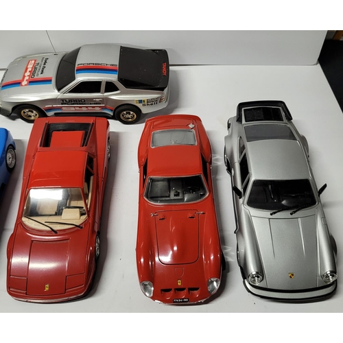 229 - Collection of six 1980's to 1990's die cast sports cars by Burago (6)