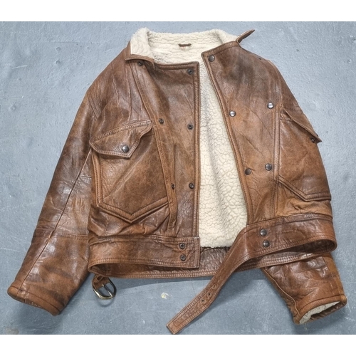 235 - Orton of London vintage leather jacket

Size M