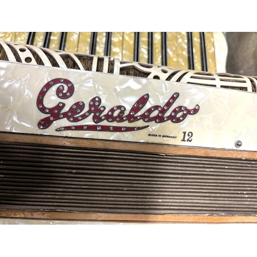 277 - Antique German Geraldo accordion in original carry case