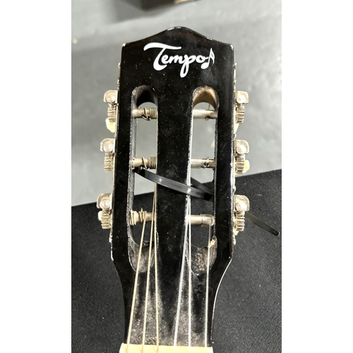 278 - Black Acoustic 3/4 Guitar