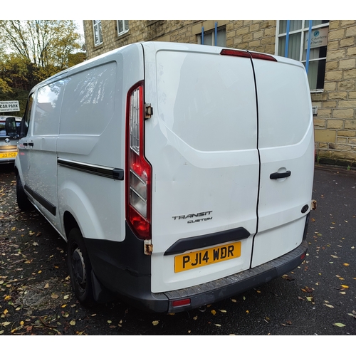 1 - Ford Transit Custom, White, 1.5L Diesel, shows 2.2L on logbook but has had a new engine with approx.... 