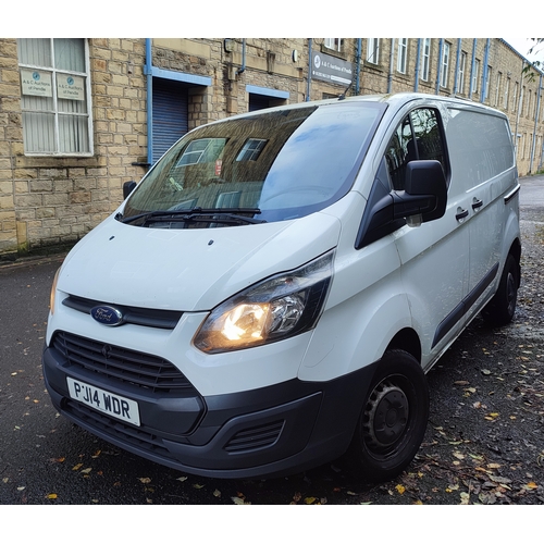 1 - Ford Transit Custom, White, 1.5L Diesel, shows 2.2L on logbook but has had a new engine with approx.... 