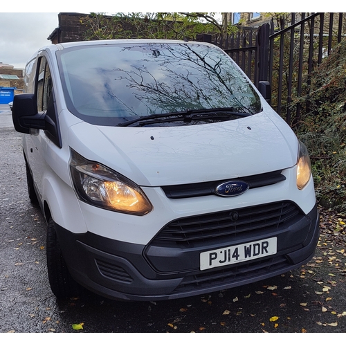 1 - Ford Transit Custom, White, 1.5L Diesel, shows 2.2L on logbook but has had a new engine with approx.... 