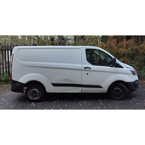 1 - Ford Transit Custom, White, 1.5L Diesel, shows 2.2L on logbook but has had a new engine with approx.... 