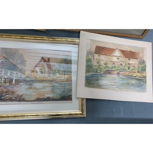 286 - Six various watercolours, all framed (6)