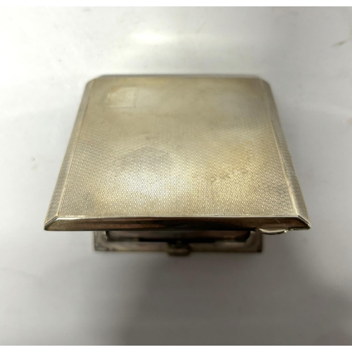 14 - English hallmarked silver engine turned cigarette case

73 grams