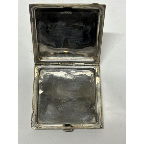 14 - English hallmarked silver engine turned cigarette case

73 grams