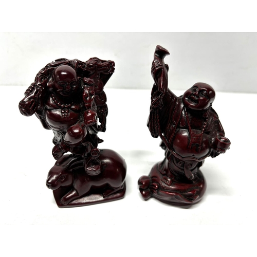 86 - Resin Pair of buddhas