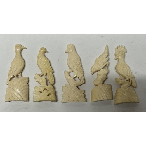 155 - Five Resin Birds (5)