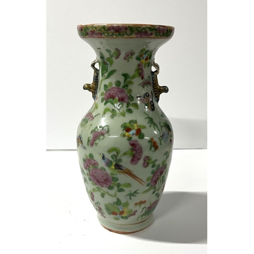 160 - Antique Chinese famille rose vase,

34cm tall